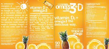 Coromega Omega3+D Squeeze Tropical Orange - supplement