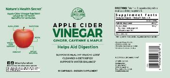 Country Farms Apple Cider Vinegar - supplement