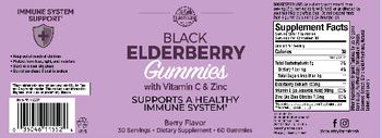 Country Farms Black Elderberry Gummies Berry Flavor - supplement
