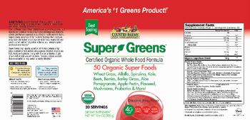 Country Farms Super Greens Delicious Berry Flavor - supplement