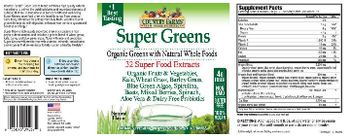 Country Farms Super Greens - supplement