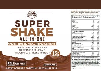Country Farms Super Shake Chocolate - supplement