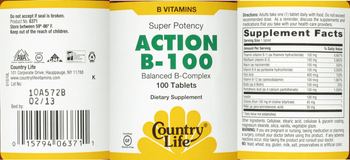 Country Life Action B-100 - supplement