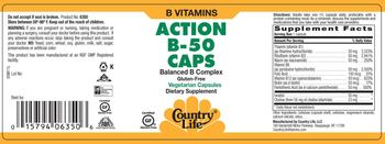 Country Life Action B-50 Caps - supplement