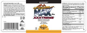 Country Life Action Max For Men Xxxtreme - supplement