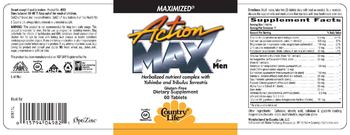 Country Life Action Max For Men - supplement
