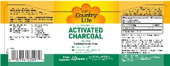 Country Life Activated Charcoal 260 mg - supplement