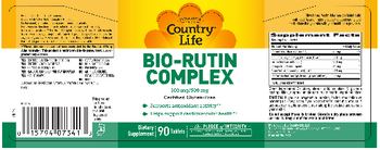 Country Life Bio-Rutin Complex 500 mg - supplement