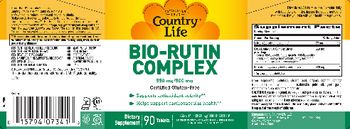 Country Life Bio-Rutin Complex 550 mg / 500 mg - supplement