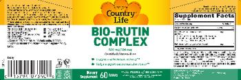 Country Life Bio-Rutin Complex 550 mg/500 mg - supplement