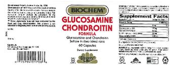Country Life Biochem Glucosamine Chondroitin Formula - supplement