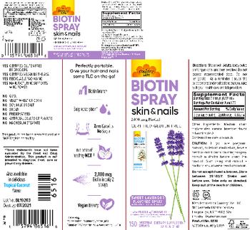 Country Life Biotin Spray Sweet Lavender Flavor - these statements have not been evaluated by the food and drug administration this product is not int