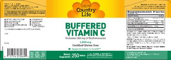 Country Life Buffered Vitamin C 1,000 mg - supplement