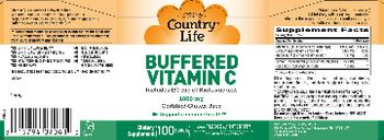 Country Life Buffered Vitamin C 1000 mg - supplement