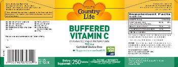 Country Life Buffered Vitamin C 500 mg - supplement