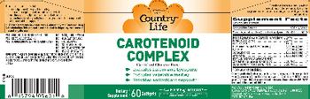 Country Life Carotenoid Complex - supplement