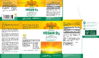 Country Life Certified Vegan D3 5000 IU - supplement