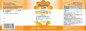Country Life Chewable Vitamin C 500 mg Juicy Orange - supplement