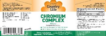 Country Life Chromium Complex 200 mcg - supplement