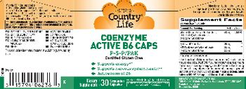 Country Life Coenzyme Active B6 Caps - supplement