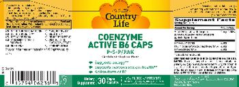 Country Life Coenzyme Active B6 Caps - supplement