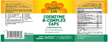 Country Life Coenzyme B-Complex Caps - supplement