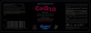 Country Life CoQ10 60 mg - supplement