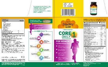 Country Life Core Daily 1 for Women - supplement