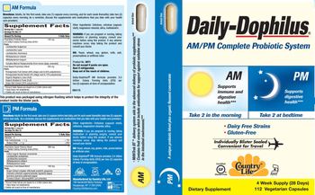 Country Life Daily-Dophilus PM Formula - supplement