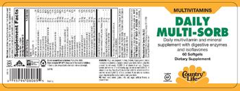 Country Life Daily Multi-Sorb - supplement