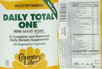 Country Life Daily Total One - supplement
