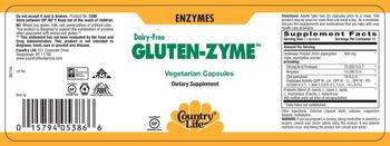 Country Life Dairy-Free Gluten-Zyme - supplement