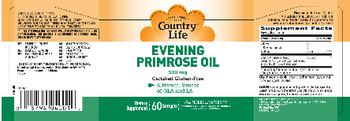 Country Life Evening Primrose Oil 500 mg - supplement