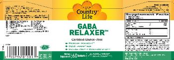 Country Life GABA Relaxer - supplement
