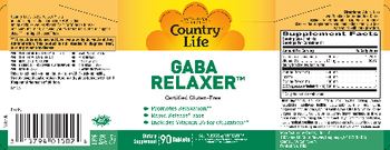 Country Life Gaba Relaxer - supplement
