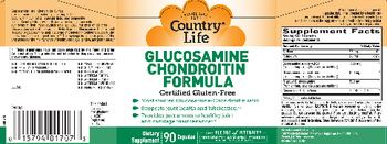 Country Life Glucosamine Chondroitin Formula - supplement
