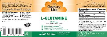 Country Life L-Glutamine 1000 mg - supplement