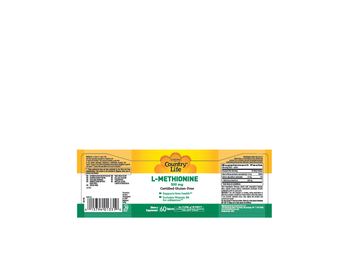 Country Life L-Methionine 500 mg - supplement