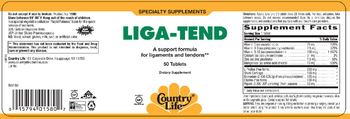 Country Life Liga-Tend - supplement