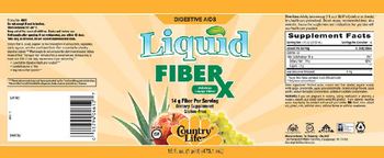 Country Life Liquid FiberX - supplement
