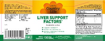 Country Life Liver Support Factors - supplement