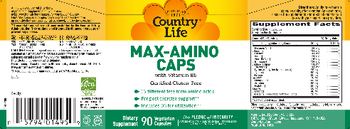 Country Life Max-Amino Caps with Vitamin B6 - supplement