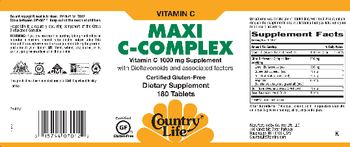 Country Life Maxi C-Complex - supplement