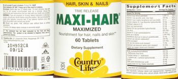 Country Life Maxi-Hair - supplement