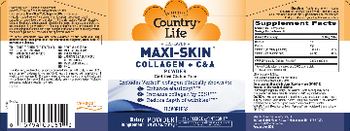 Country Life Maxi-Skin Collagen + C&A Powder Flavorless - supplement