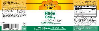 Country Life Maxi-Sorb Mega CoQ10 100 mg - supplement