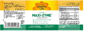 Country Life Maxi-Zyme - supplement