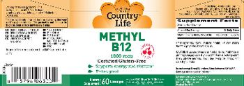 Country Life Methyl B12 1000 mcg Cherry Flavor - supplement
