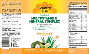 Country Life Multivitamin & Mineral Complex Natural Mango Flavor - supplement