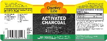 Country Life Natural Activated Charcoal 260 mg - supplement